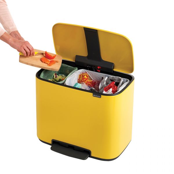 Мусорный бак BO PEDAL BIN 11+23 л BRABANTIA