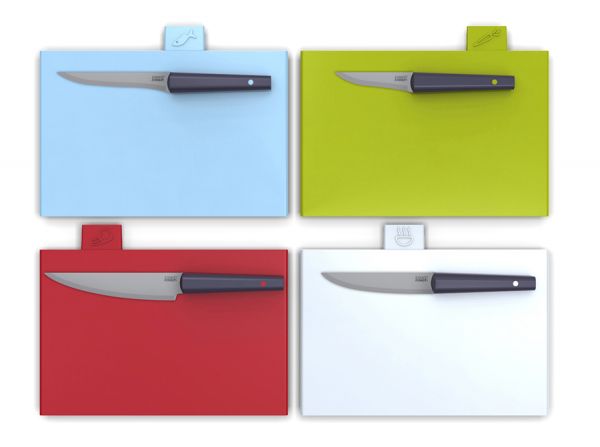 Набор разделочных досок Index™ large серебристый