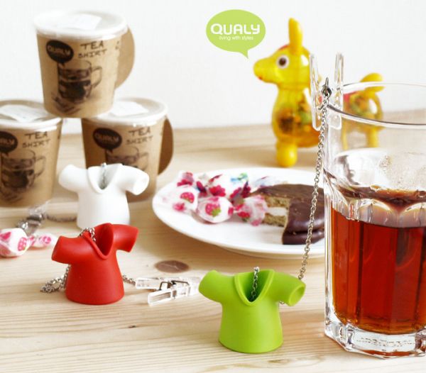 Заварочная ёмкость для чая Tea shirt красная