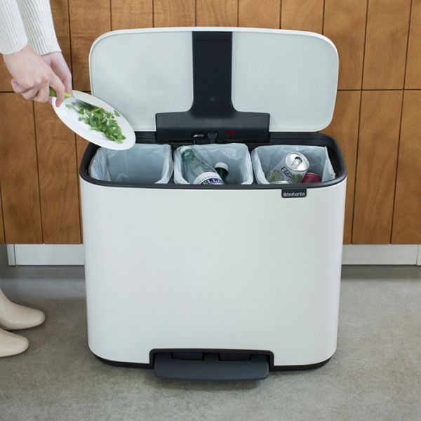 Мусорный бак BO PEDAL BIN 3*11 л BRABANTIA