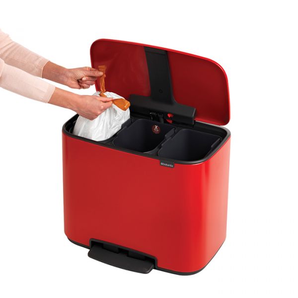 Мусорный бак BO PEDAL BIN 3*11 л BRABANTIA