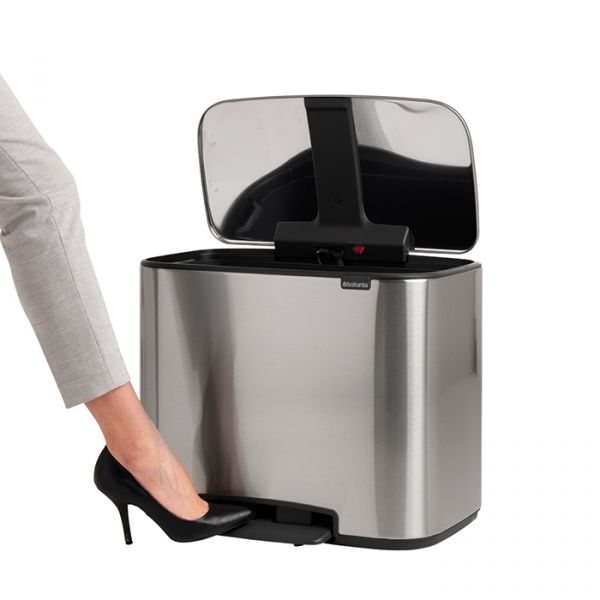 Мусорный бак BO PEDAL BIN 3*11 л BRABANTIA