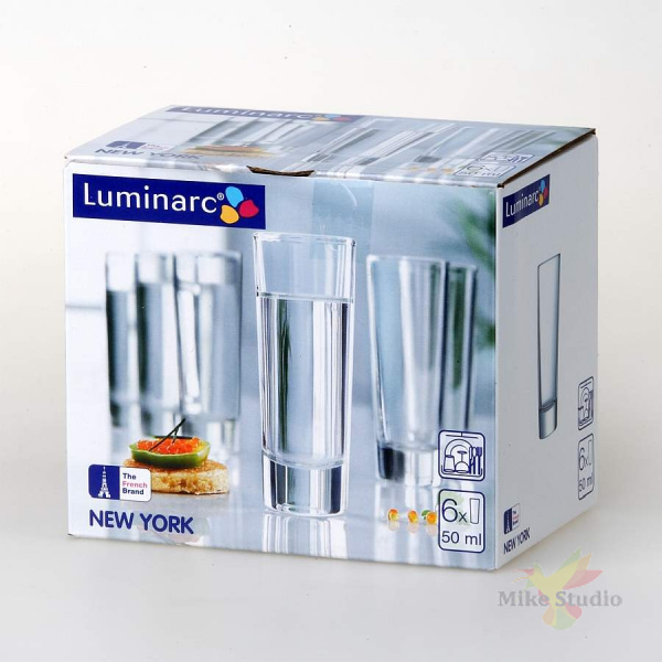Набор стопок НЬЮ-ЙОРК 6шт 50мл LUMINARC