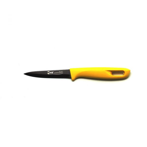 Нож кухонный IVO 6 см цвет желтый 