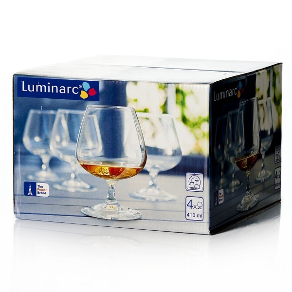Набор бокалов для коньяка СИГНАТЮР (ЭТАЛОН) 4шт 410мл LUMINARC