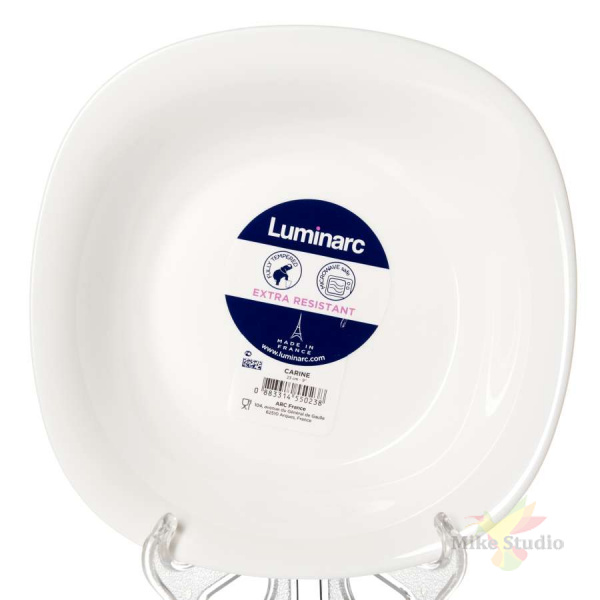 Тарелка суповая КАРИН БЕЛЫЙ 21см LUMINARC