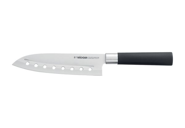 Нож Сантоку с отверстиями 17,5 см NADOBA KEIKO 