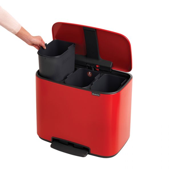 Мусорный бак BO PEDAL BIN 3*11 л BRABANTIA