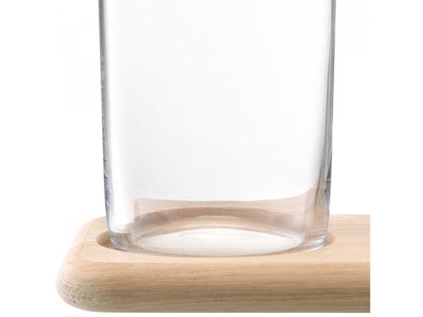 Набор из кувшинов для вина и воды на деревянной подставке 1.2 л/1.4 л