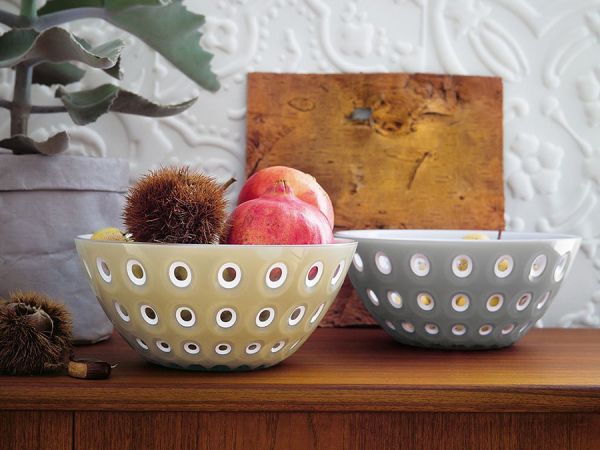 Салатница Le Murrine 25 см черная Guzzini