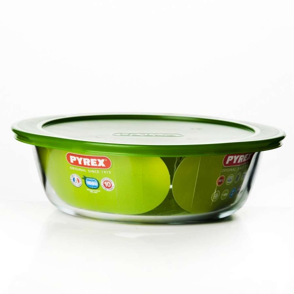 Блюдо для запекания и выпечки с крышкой COOK&STORE 26см круглое PYREX