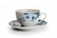 Набор чайных пар La Rose des Sables MONALISA Jardin Bleu 6 шт 210 мл
