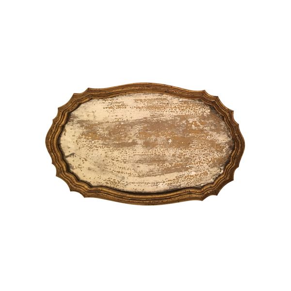 Поднос ROOMERS 3x54x33 см Antique golden base