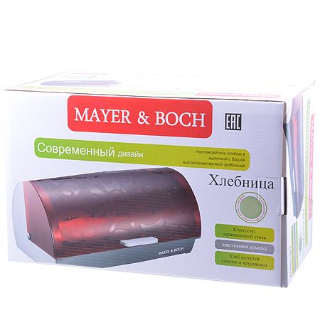Хлебница Mayer&Boch 39х25 см из нержавеющей стали 