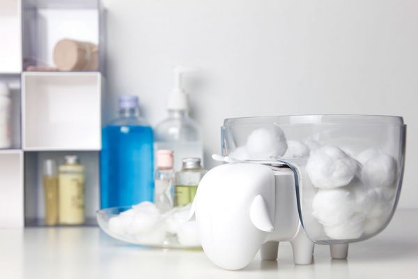 Держатель для ватных дисков Sheep белый прозрачный