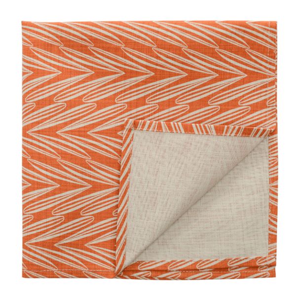 Салфетка сервировочная Russian North 45x45 см из хлопка с графичным принтом Колосья