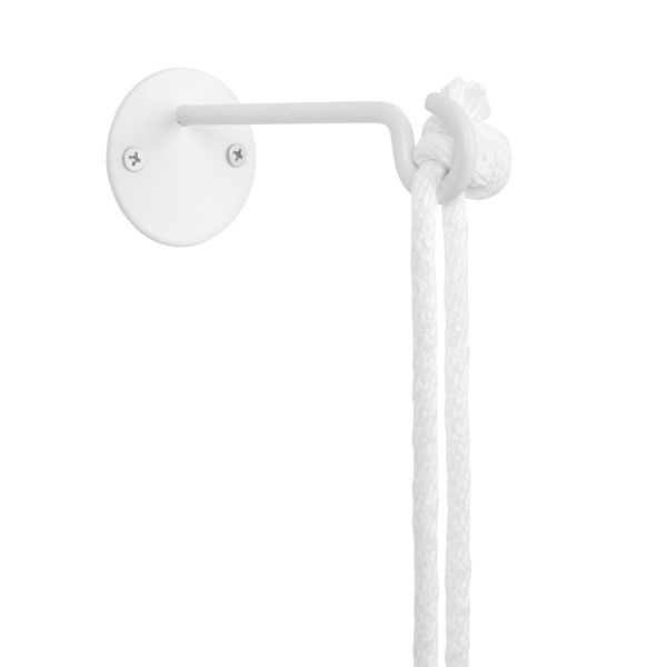 Горшок для растений подвесной белый