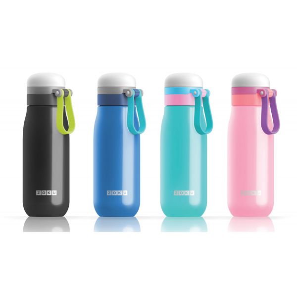 Бутылка вакуумная из нержавеющей стали 500 мл бирюзовая