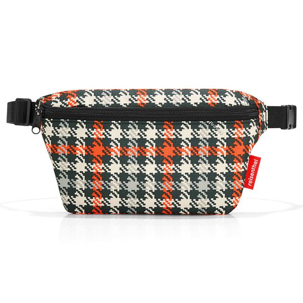 Сумка поясная beltbag S glencheck red