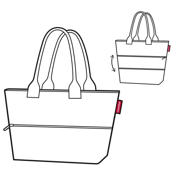 Сумка Shopper E1 leaves blue