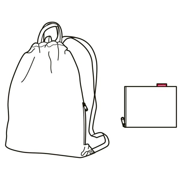 Рюкзак складной Mini Maxi Sacpack Dark Ruby