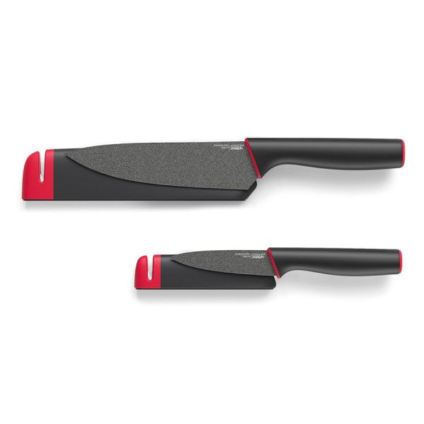 Набор ножей Slice&Sharpen в чехлах со встроенной ножеточкой 3,5' и 6'