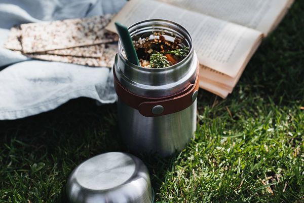 Термос  для горячего Food Flask оранжевый