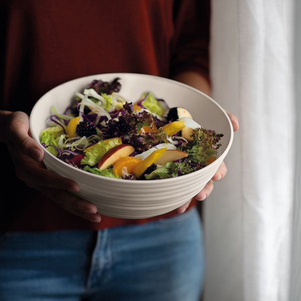 Миска Tierra 25 см молочно-белая Guzzini