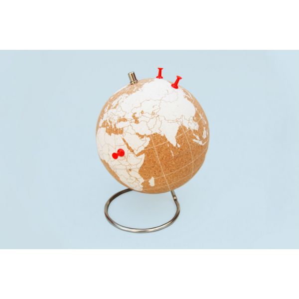 Глобус Cork Globe белый ?14 см