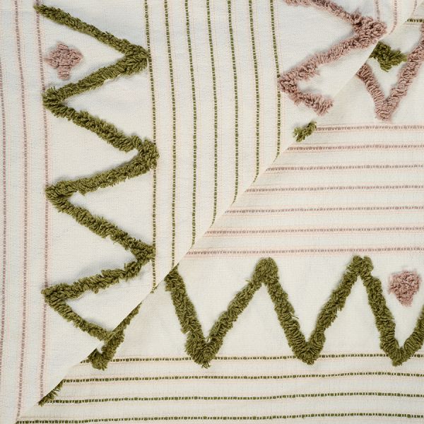 Покрывало из хлопка с бахромой из коллекции Ethnic 180х250 см