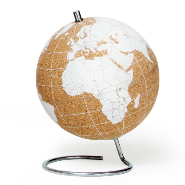 Глобус Cork Globe белый ?14 см