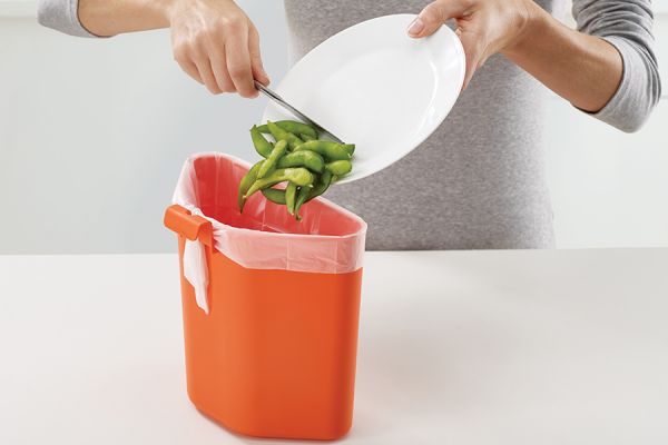 Контейнер для мусора с двумя баками Totem Max 60 л нержавеющая сталь