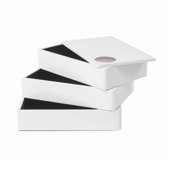 Шкатулка Spindle белая