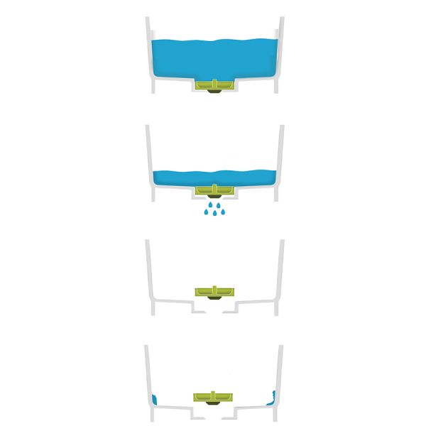 Контейнер для мытья посуды Wash&Drain™ белый