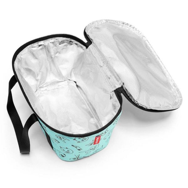 Термосумка детская Coolerbag XS cats and dogs mint