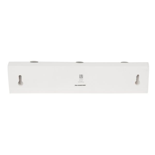 Вешалка настенная горизонтальная Flip 3 крючка белая