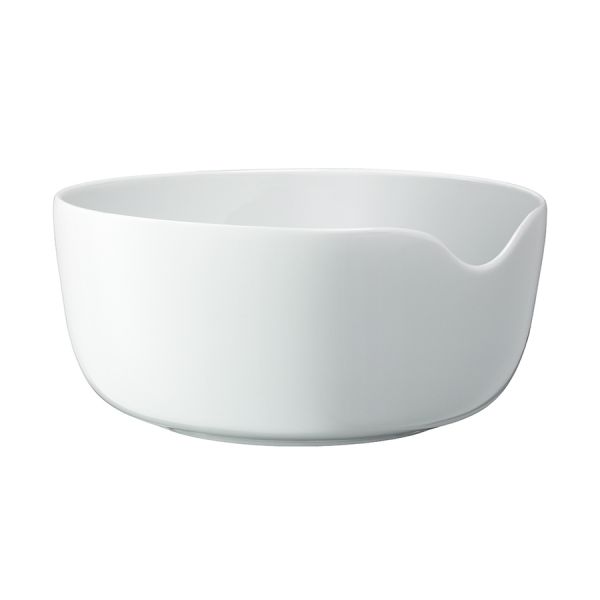 Блюдо глубокое Dine с деревянными приборами D24 см