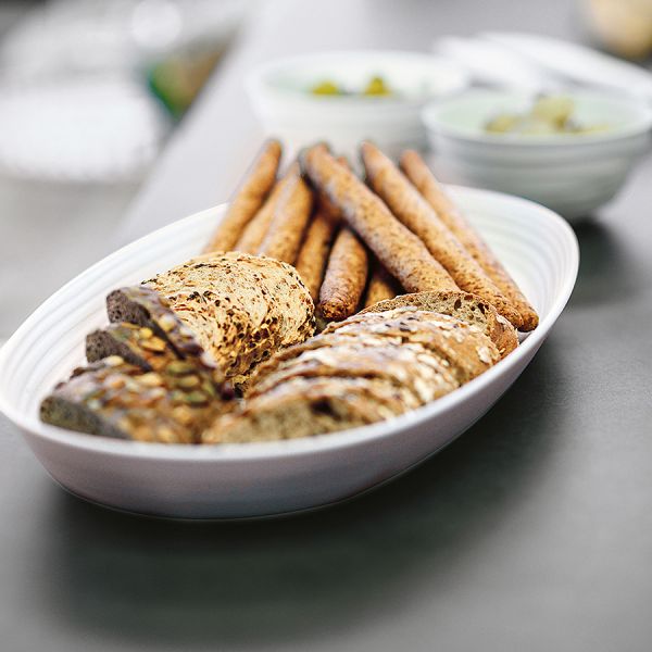 Блюдо сервировочное Tierra бежево-розовое Guzzini