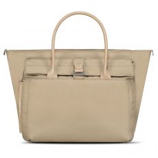 Сумка женская для ноутбука Senz° lou cafe latte бежевая