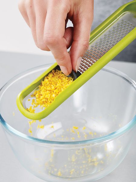 Терка для цедры с очистителем лезвия Handi-Zest  зеленая