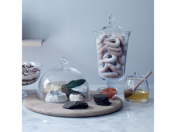 Банка для мёда с деревянной ложкой Serve 12.5 см