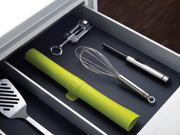 Коврик для теста Roll-up с мерными делениями зеленый