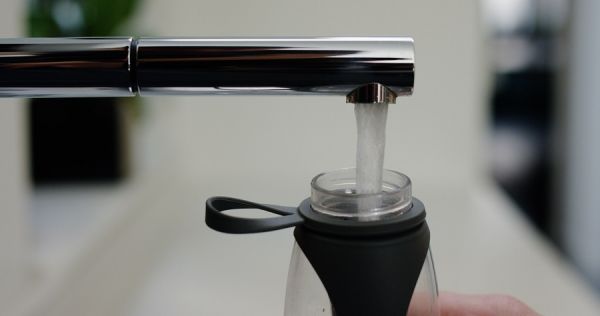 Эко-бутылка Eau Good Duo с фильтром голубая