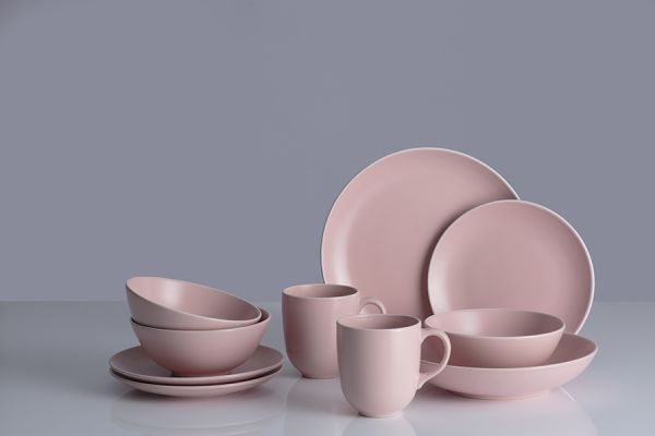 Тарелка Classic 20,5 см розовая