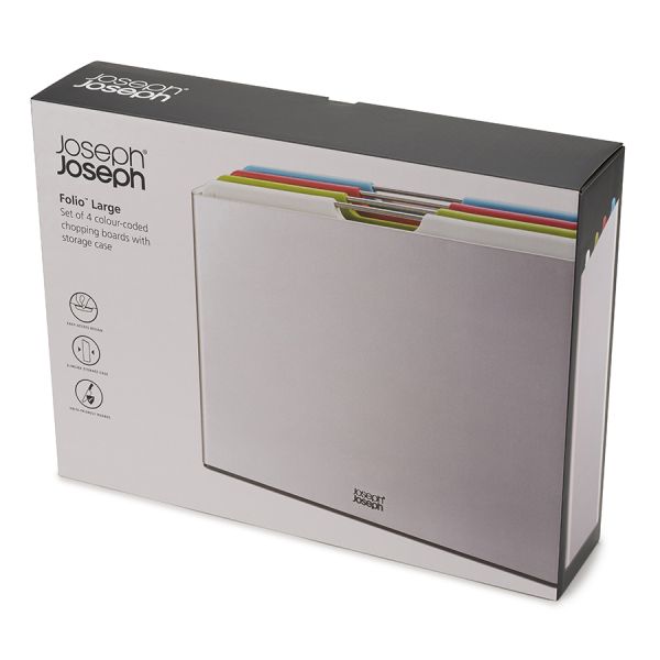 Набор разделочных досок Folio Large серебристый