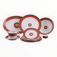Столовый сервиз на 6 персон Сабина 24 предмета Версаче, красная лента 02162124-B979 LEANDER