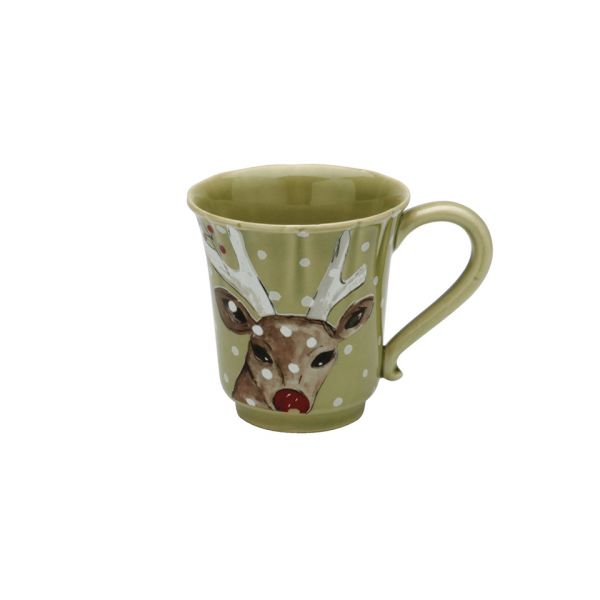 Кружка 320 мл, керамика, цвет зеленый, Deer friends Costa Nova SC131-01214J