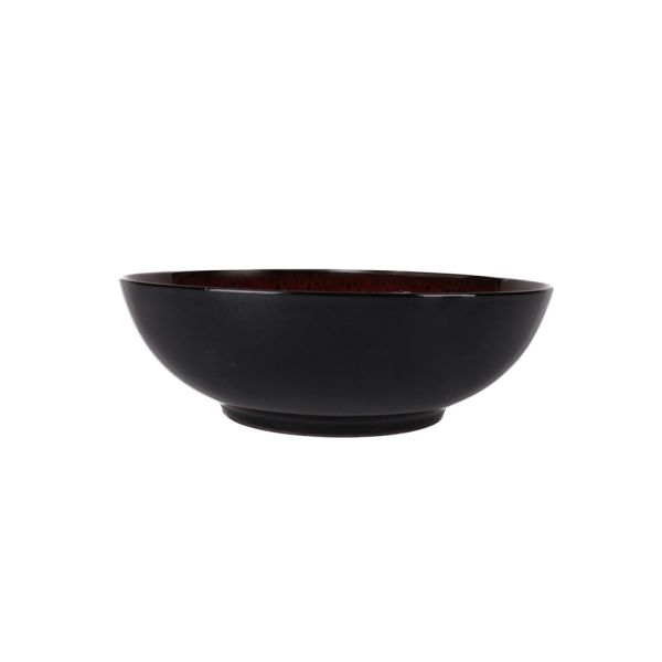 Чаша керамическая 22 см red & black ROOMERS TABLEWARE