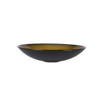 Тарелка керамическая 22 см gold/black ROOMERS TABLEWARE