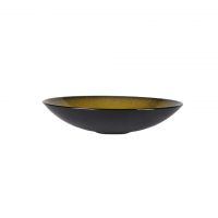 Тарелка керамическая 26.5 см gold/black ROOMERS TABLEWARE